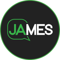 JAMES logo button